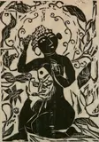 Shikō Munakata, - ''Fish and Flower and Female Buddha'' (Sakana, Hana to Butsujo)-