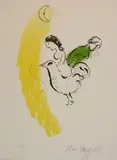- ''Le Coq Au Croissant'' (Maeght 193)- by Marc Chagall, lithograph in color, offered Dec 2018