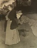 Georges de Feure, - ''Surprises (Passantes)''-, lithograph, 1912