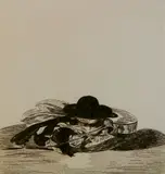 Edouard Manet, - ''Chapeau et Guitare'' (Harris 39 iii/III)(Guerin 62 iii/III)-