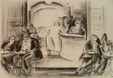 Adolf Dehn, - ''Bistro'' (Lumsdaine and O'Sullivan 98)-