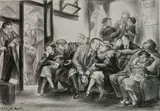 Don Freeman, - ''Marriage Bureau'' (McCullough 101)-, lithograph, 1934