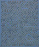 Anni Albers, - ''A'' (Danilowitz 13)-, silkscreen in colors, 1968