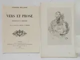 James A. M. Whistler, - Portrait of Stephane Mallarme (Way 66)- transfer