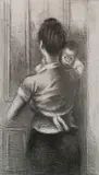 Raphael Soyer, - ''Bed Time'' (Cole 54)-, lithograph, 1937