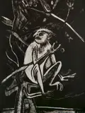 Françoise Gilot, - ''Liberte'' (Yoakum 46)-, lithograph, 1971
