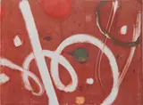 Jacob Kainen, - ''Insomniac III''-, monotype in color, 1997