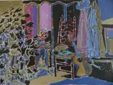 Joseph B. O'Sickey, - Interior Still-Life with Guitar-