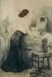 Manuel Robbe, - ''Le Cabinet De Toilette'' (Merrill-Chase 17)-, aquatint in color, 1908