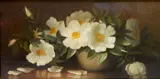 George Washington Seavey, - Dogwood in A Vase-, oil on canvas