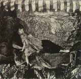 George Bellows, - ''Mother and Children (June Again)'' (Mason 16 ii/II)-, lithograph on thin wove paper, 1916