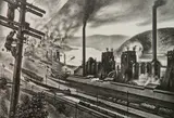 - ''Steel Valley'' (Flint 141)- by Louis Lozowick, lithograph on wove paper, 1936, offered Oct 2018