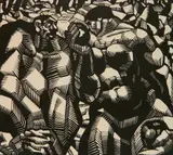 John J. A. Murphy, - ''Adam and Eve'' (Cole 143)-, woodcut, 1924-31