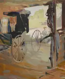Frank Wilcox, - Horse Carriage-