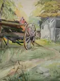 Frank Wilcox, - ''Wagon at Hildebrandts''-
