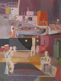 Charles E. Harris, - Sailors on A Ship-