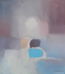 - Untitled (Abstract)- by Anthony Vaiksnoras, oil on canvas, 1961, offered Oct 2018