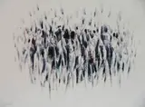 Sawat Tantisuk, - Group Dancing-, oil on canvas