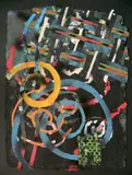 Alvin D. Loving, - ''Mercer St. VIII-7''-, mixed media collage