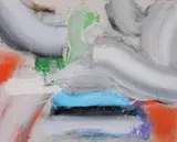 Ed Clark, - Untitled-, acrylic on canvas