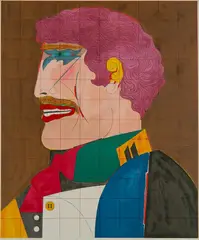 - ''Profile''- by Richard Lindner, lithograph in colors,, 1976, offered Oct 2018