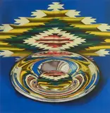 Jeanette Pasin Sloan, - ''Roswell Saucer''-, lithograph in colors, 1997