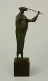 Luise Kaish, - ''Shepherd''-, bronze sculpture