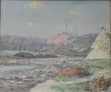 Adam Lehr, - Landscape with Mill-