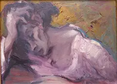 - Untitled- by Arnold Hoffmann, oil on masonite, 1934, offered Dec 2015
