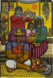 John Ulbricht, - Mexican Family-, oil on canvas