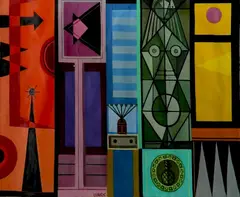 John Ulbricht, - Untitled-, oil on canvas