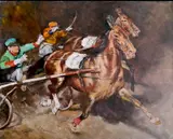 Pál Fried, - ''Sulky Race''-
