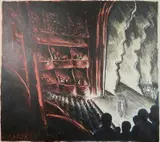 Robert Bonfils, - ''Le Tenor''-, lithograph in colors