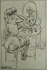 - Reflection- by Rudolf Bauer, lithograph, 1920, offered Dec 2015