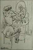 Rudolf Bauer, - Reflection-, lithograph, 1920