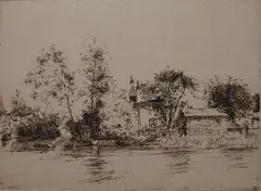 - Maple Durham- by Ernest Lumsden, etching, minor abrasion along, offered Dec 2015