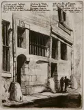 Charles Méryon, - ''Rue des Mauvais Garcons, Paris'' (Delteil 27iii)-