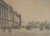 Tavik F Simon, - ''Place de la Concorde, Paris'' (Novak 435)- color soft ground