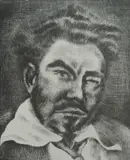 George Biddle, - ''Ezra Pound'' (Pennigar 106)-, lithograph, 1932