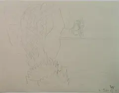 - Untitled- by Charles E. Burchfield, graphite on paper, offered Dec 2015