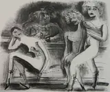 Adolf Dehn, - ''Madame and the Girl'' (Lumsdaine and O'Sullivan 83)-