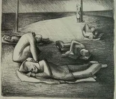 - Lincoln Park- by Thomas Eldred, lithograph, ca. 1935, offered Dec 2015