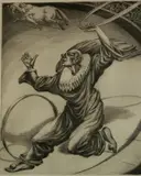 Isaac Friedlander, - ''The Jester''-, etching
