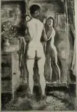 Emil Ganso, - ''Nude With Mirror'' (Smith I-116)- soft ground