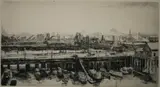 Lawrence Kupferman, - ''Inner Harbor-Boston''-, etching and drypoint, c. 1932