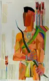 Stephen Longstreet, - ''Sioux Warrior #1''-