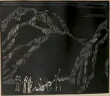 John J. A. Murphy, - Jesus Falls- wood, engraving, 1921