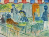 Robert Philipp, - Cafe Scene-