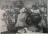Lewis W. Rubenstein, - ''Macumba''-, lithograph, c. 1940-45