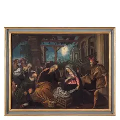 Adorazione dei pastori by Lodewyk Toeput detto Ludovico Pozzoserrato, offered Mar 2014
